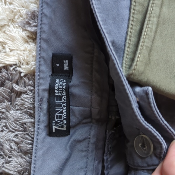 7th Avenue New York and Company Capri Bundle 2 Pairs Size Women's 6 - Picture 3 of 9